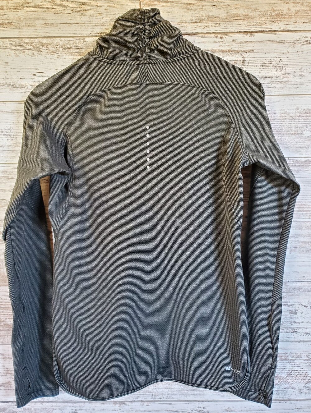 Nike AeroReact Womens Cowl Neck Running Top Long Sleeve Pullover Sweatshirt M - Picture 3 of 14